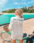 Mom on Vacation Linen Shirt