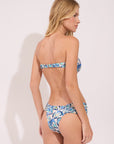 Classic bikini bottom from the Oyster collection with blue shell-inspired print