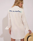 Mom on Vacation Linen Shirt - Nidas Australia