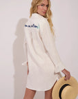 Mom on Vacation Linen Shirt - Nidas Australia