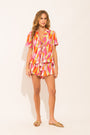 Shirt Nina Tie Up Mosaico - Nidas Australia