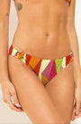 Brazilian bikini bottom from the Mosaico collection with colourful geometric print